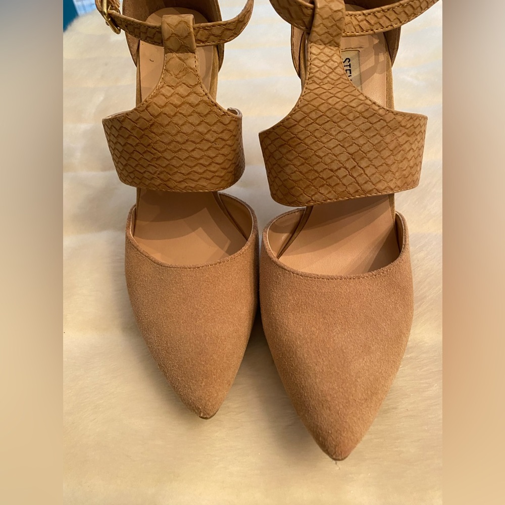 Steve Madden Leather & Suede Heels